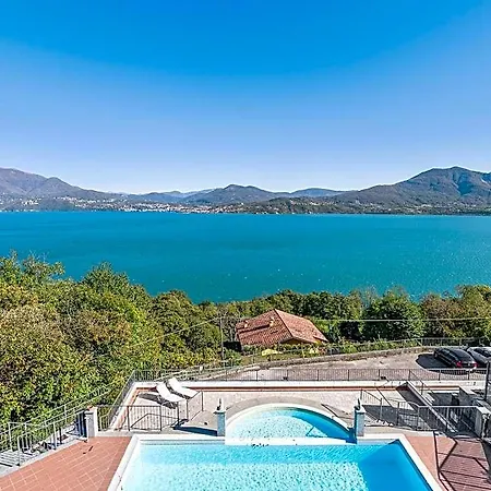 Residential Complex With Panoramic Views And Pool Oggebbio